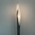 Vintage Floor Lamp with 2 Metal and Glass Stems, 1980s For Sale - Image 9 of 13