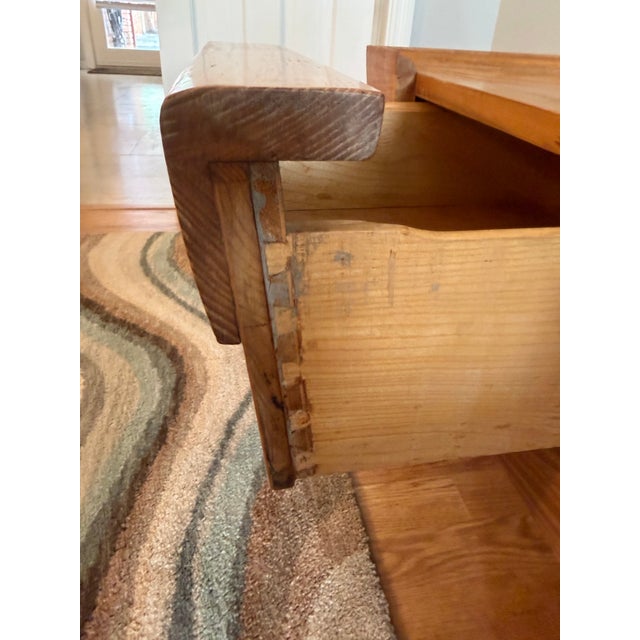 Mid-Century Modern Rare Mid-Century California Modern Trapezoid Bedside End Tables by Paul Laszlo for Brown Saltman - A Pair For Sale - Image 3 of 10