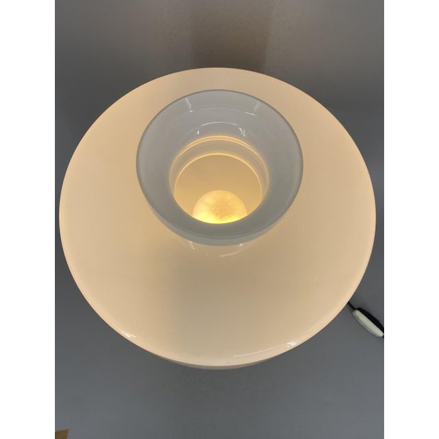 Cream Space Age Table Lamp from Vitropol, Poland, 1970s For Sale - Image 8 of 18