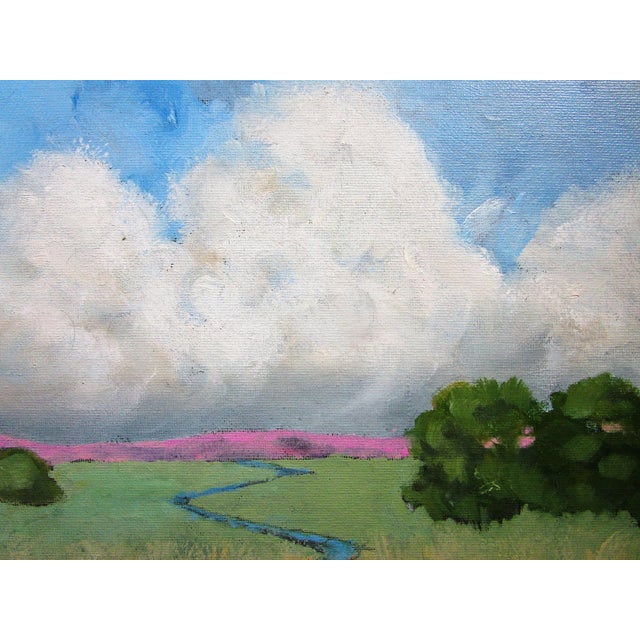 Delta Grasslands Stream Lynne French California Landscape 11x14 Oil Painting The signed original painting measures 11x14...