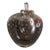 Clear Art Glass Bullicante Apple Shaped Paper Weight For Sale