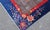 Antique Art Deco Rug in Soft Grey Field With Navy Blue and Red Border For Sale - Image 4 of 14