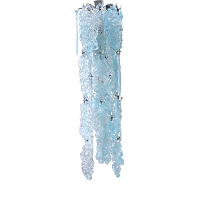 Mid-Century Crystal Spider Pendant Lamp from Vistosi, 1950s For Sale