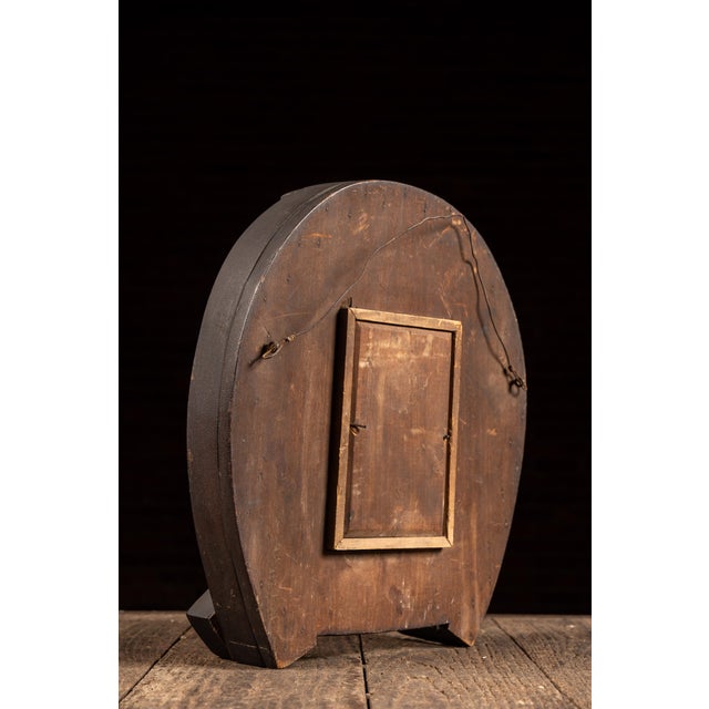 Folk Art Mid 20th Century Folk Art Horseshoe Blacksmith Romance Wall Art For Sale - Image 3 of 7