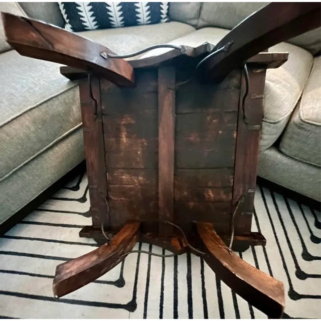 Antique Ox Cart Table For Sale - Image 9 of 10