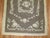 Mid 20th Century Hand Knotted Gray Floral Motif Mid-20th Century Scatter Size Rug For Sale - Image 5 of 5