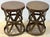 Pair of Mid-Century Modern Brass “X” Stools, by Sarreid, Spain, Circa 1960s For Sale In West Palm - Image 6 of 18