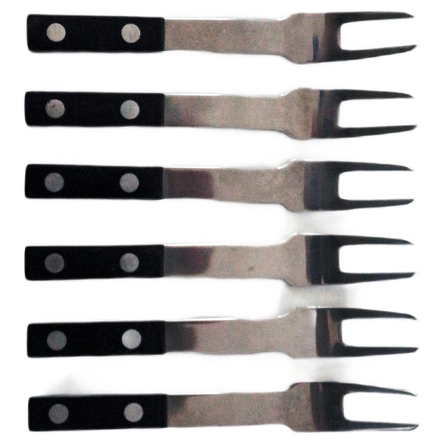 Model 2300 Forks by Helmut Alder for Amboss, 1967, Set of 6 For Sale