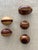 Arts & Crafts Antique Arts & Crafts Intarsia Inlay Turned Wood Darning Eggs, Set of 5 For Sale - Image 3 of 18