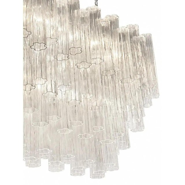Early 21st Century Modern Oval Tronchi Murano Glass Pendant Light by Simoeng for Simoeng For Sale - Image 5 of 7