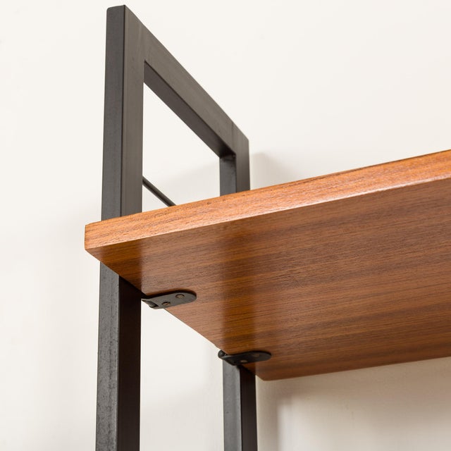 Mid-Century Italian Bookcase with a Desk, 1970s For Sale - Image 9 of 14