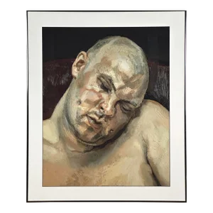 Lucian Freud - Expressionist Portrait, 1991 (Archival Pigment Print, Framed)