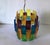 Mid Century 5 Tier Lucite Panel Light Swag Multicolor Hanging Lamp Chandelier 1960’s For Sale - Image 13 of 13