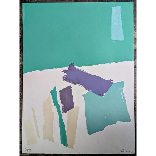 Pierre Pallut, Abstract Composition, Hand-Signed Lithograph, 1972 For Sale - Image 7 of 10