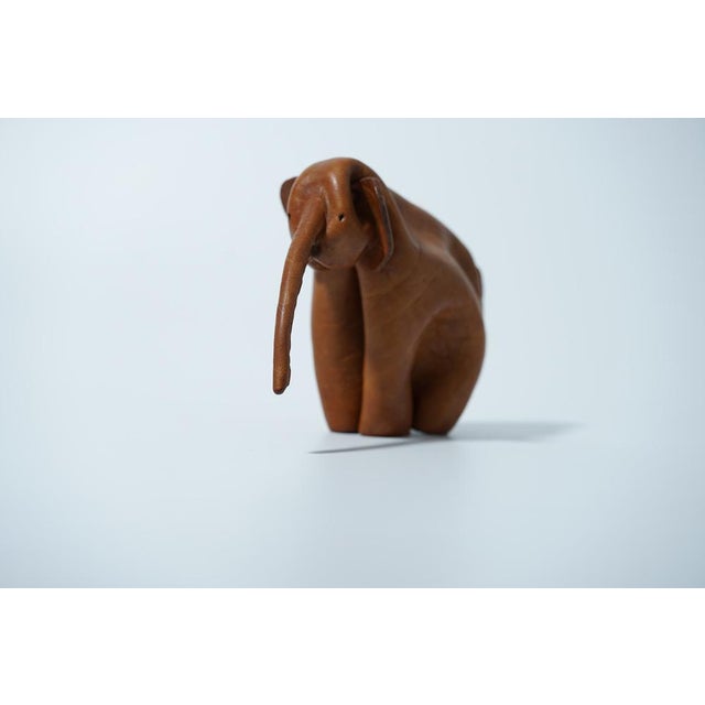 Animal Skin Mid-Century Modern Leather Elephant from Deru, 1960s For Sale - Image 7 of 14