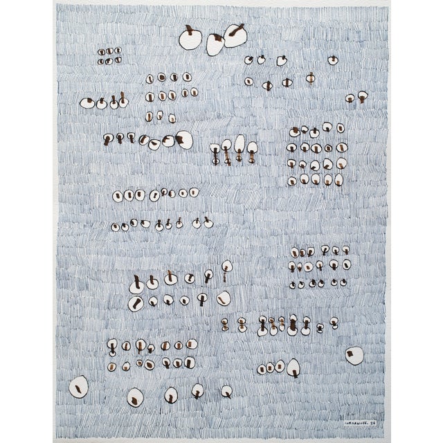 Contemporary Abstract Ink on Paper "Sans Titre 771" by Jérémie Iordanoff For Sale - Image 4 of 8