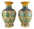 Early 20th Century Large Chinese Wucai Decorative Vases - a Pair For Sale