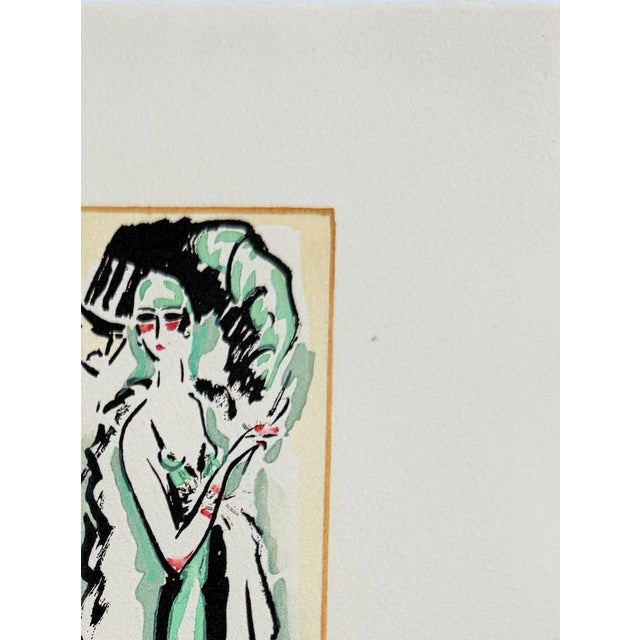 Kees Van Dongen, La Garçonne, 1925, Lithograph Pochoir on Arches Paper For Sale - Image 4 of 7