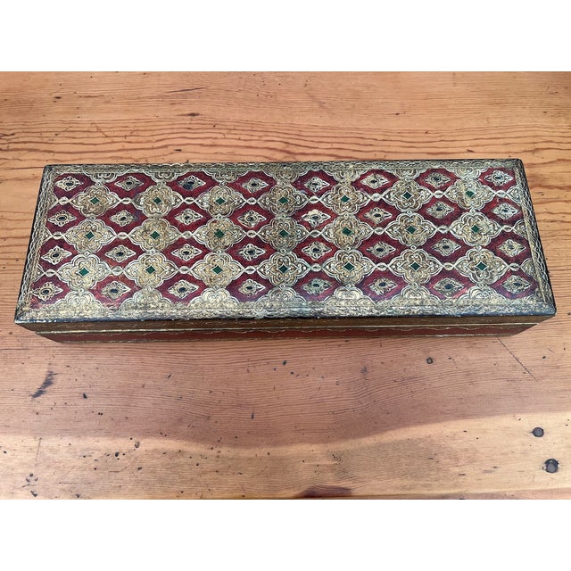 Italian Florentine Glove Box For Sale - Image 10 of 12