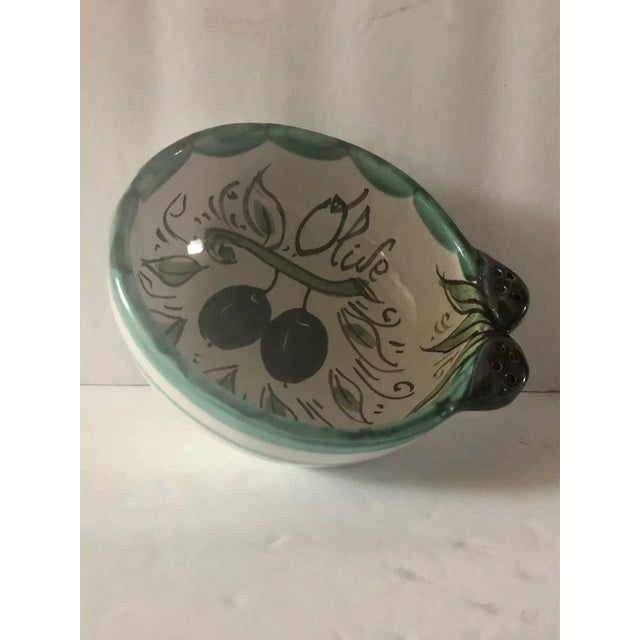 Martinis, anyone? This unique Handpainted Italian Girasole Ceramic Olive Bowl will look perfect on your martini bar,...