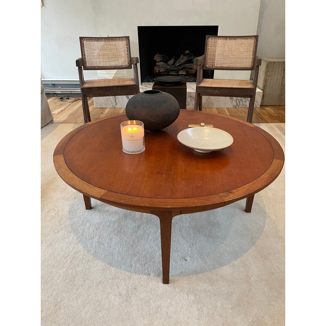 1970s Drexel Mid Century Walnut Coffee Table Chairish
