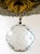 19th Century French Restored Round Crystal Prism Three Light Flush Mount Ceiling For Sale - Image 9 of 14