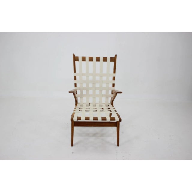 Oak Armchair from Krásná Jizba, Czechoslovakia, 1960s For Sale - Image 6 of 10