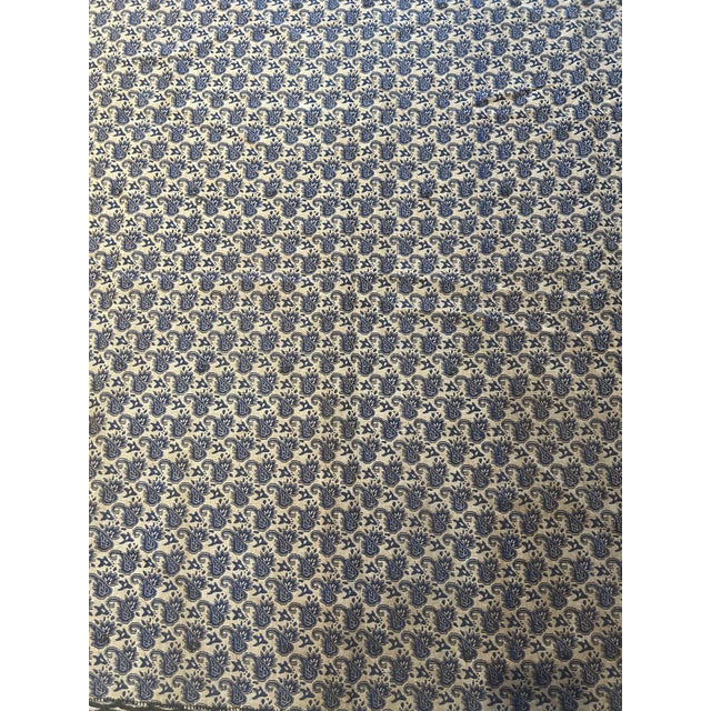 Arts & Crafts Uzbakestan Green Fabric Throw For Sale - Image 3 of 5