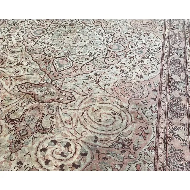 Textile 1970s Old Turkish Kaisari Area Rug 8’5″ X 12’0″ For Sale - Image 7 of 11