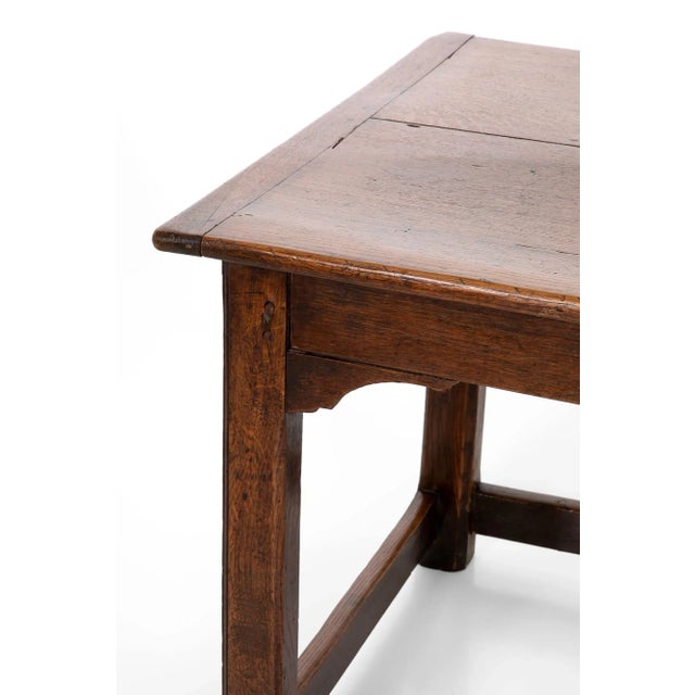 Farmhouse Refectory Table in Oak For Sale - Image 5 of 11