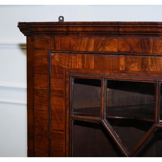 Georgian Corner Hanging Display Cabinet For Sale - Image 14 of 18