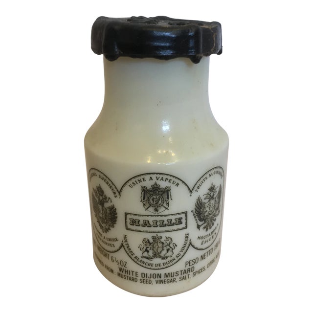 Vintage Maille Mustard Crock For Sale