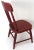 Ruby Red Cute Mid 1800s Antique American Small Childs Chair for Earl - Nice Original Red Hand Painted Features For Sale - Image 8 of 13
