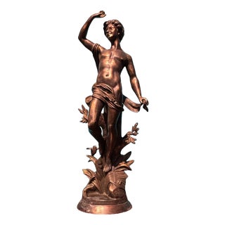 Apollo Moreau, Figurative Sculpture, 19th Century, Bronze For Sale