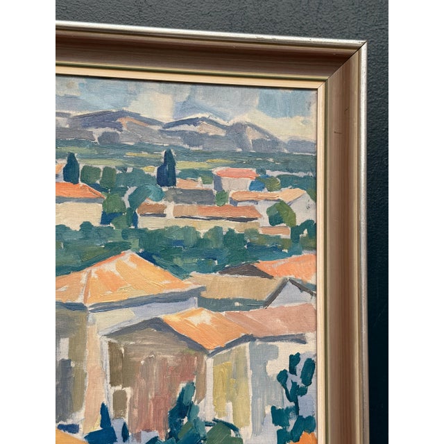 Evert H. Duhan, Bourg St Andeol, 1947, Oil on Canvas, Framed For Sale - Image 8 of 10