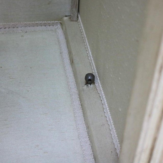 Wood French Provincial Louis XVI Style Three-Door China Cabinet C1920 For Sale - Image 7 of 18