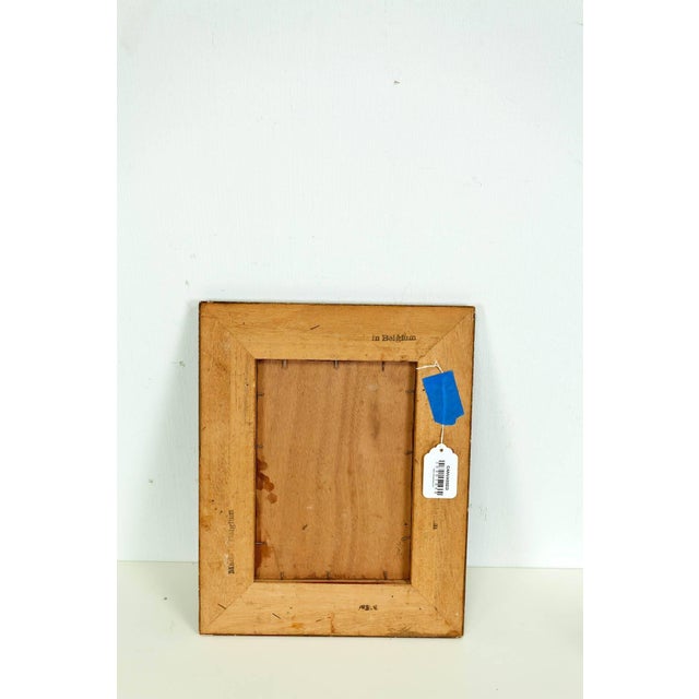 Modern Belgian Modernist Judaica Portrait of a Rabbi For Sale - Image 3 of 3