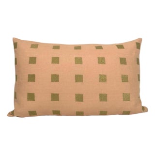 Chalet Pillow Cover Is Shell Gold, 12x20 Pillow For Sale