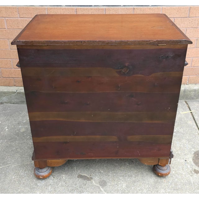West Branch Novelty Mahogany Cedar Lined Blanket Chest For Sale - Image 9 of 9
