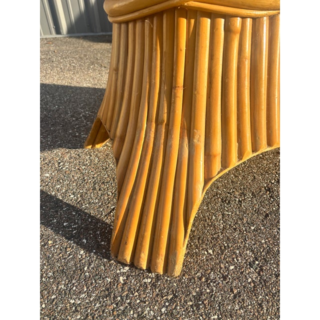 Late 20th Century McGuire Style Sheaf of Wheat Dining Table For Sale - Image 10 of 11