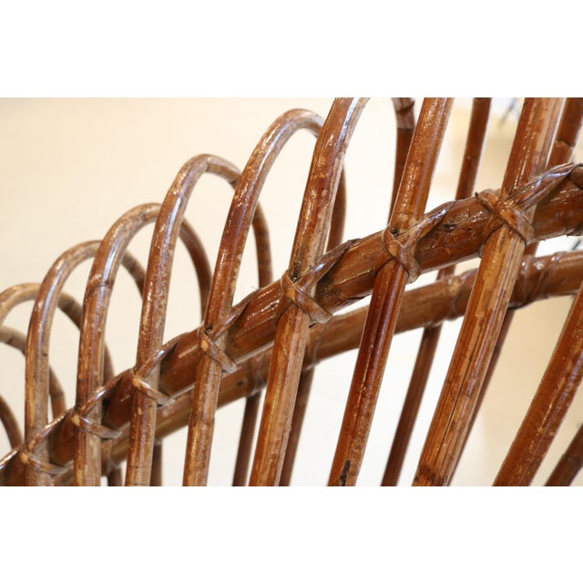 1970s Pair of Wicker Lounge Chairs by Janine Abraham and Dirk Jan Rol for Rougier For Sale - Image 10 of 18