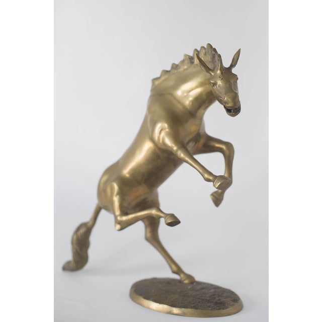 Brass Horse Statue Chairish