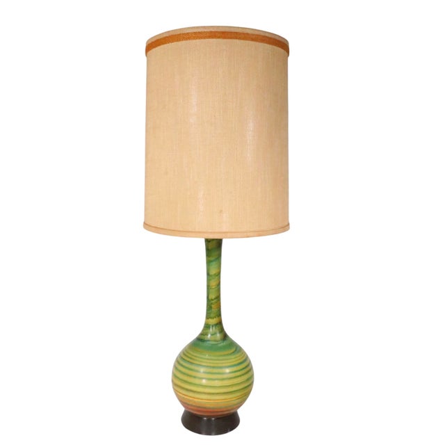 1957 Mid Century Ceramic Table Lamps by the Quartite Creative Corporation - a Pair For Sale - Image 12 of 18
