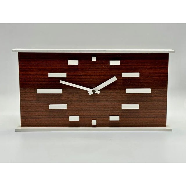 Mid-Century German Clock from Glashütte, 1970s For Sale - Image 13 of 13