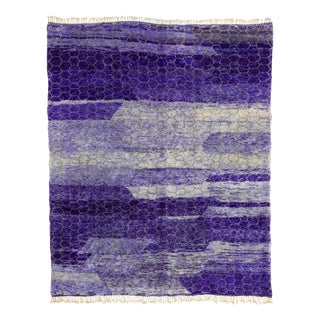 Exquisite Hand-Knotted Wool Rug by Azele Studio For Sale