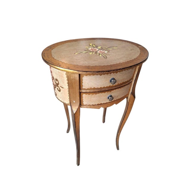 Lacquered and Gilded Oval Coffee Table, 1960s For Sale - Image 3 of 18