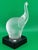 Rare Frosted Art Glass ELEPHANT Signed "Robla" Attributed to Archimede Seguso For Sale - Image 13 of 15