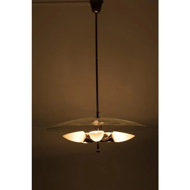 Italian Brass Pendant Lamp, 1950s For Sale - Image 8 of 8