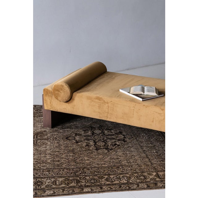 Brown Vintage Malayer Area Rug For Sale - Image 8 of 12