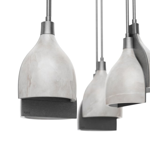 Black Foundry II Suspension Lamp by Porus Studio For Sale - Image 8 of 11